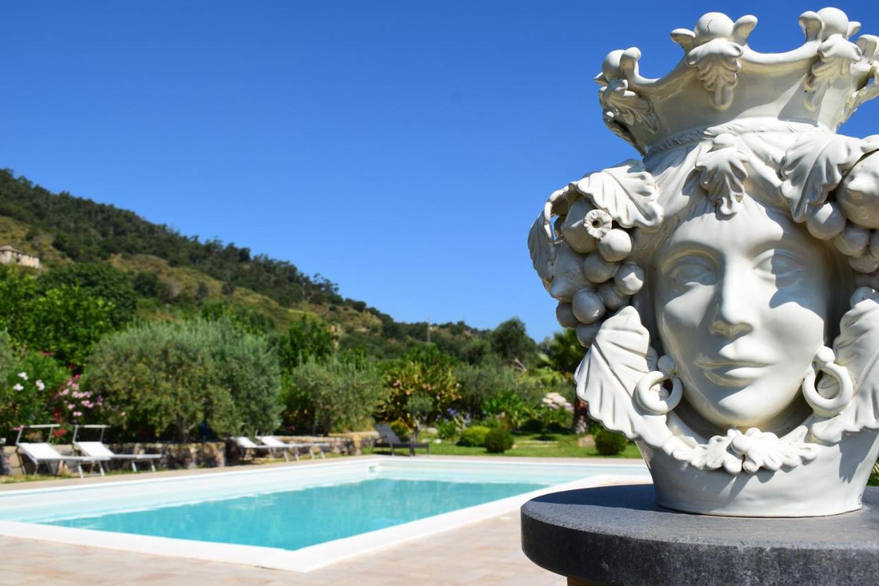 Taormina Villa Ibiscus Alcantara Gaggi Exteriér fotografie
